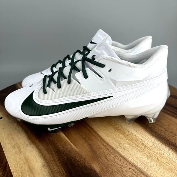 Nike Vapor Edge Elite 360 2 Men\'s 10 White Green Football Cleats FD5713-101 main image 4